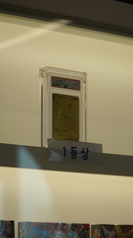 매장 진열장에 놓인 등급카드와 카드 케이스 · 등급카드 사진 10